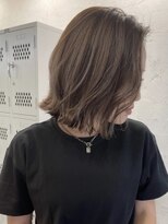 大人ボブ/ショートヘア/イルミナカラー/前髪あり[調布]