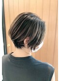大人可愛い前下がりショート20代30代40代 オージュア