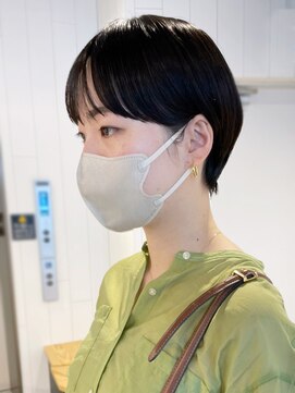 アルバム 渋谷パルコ(ALBUM) タイトショート_グレージュカラーボブウルフ_ba416433