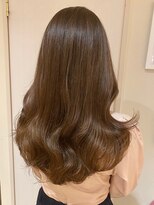 Chika 大人可愛いモテ髪韓国ヘア×マロンベージュカラー