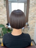 ハサミバイアトリエナガノ 千葉(8sami by atelier nagano)&nbsp;デザインカラー／レイヤーカット/ウエットヘア/オリーブベージュ