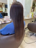 コアフィールフィス(COIFFURE fils)&nbsp;新規お得クーポンあり【見附　今町】ハイライトストレートヘア
