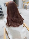 ピンクブラウン/韓国/ヨシンモリパーマ