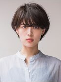 青山 表参道 ショートカット 30代40代 チョコレートブラウン
