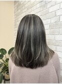 ハイライト／白髪ぼかし／コントラスト/オージュア