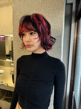 ペレ 渋谷(PELE) 前髪/アンブレラカラー/こなれミディ/イメチェン/ウェーブパーマ