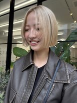 サンド 大阪梅田(sand)&nbsp;@eri_sand_ ボブルフ/黒髪/ネビージュ/小顔/ワンレン/大阪梅田