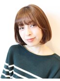 【 Ｉ. 】30代からのナチュラル前下がりショートボブ　川口