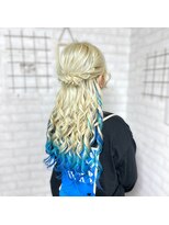 ベルデイズ 横浜西口店(BELDAYS)&nbsp;トップあり ねじりハーフアップ