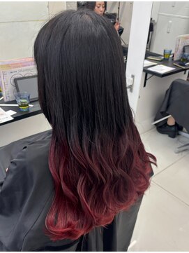 アライブ ハラジュク(ALIVE harajuku) 【ALIVE 夕貴】レッドグラデーションカラー