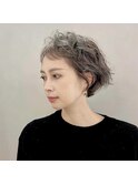 ハイトーンカラー×ゆるふわパーマ♪
