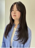 前髪なし/ロングレイヤー