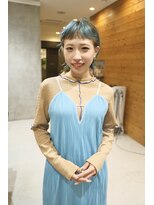 イル(ill)&nbsp;寒色 ブルー ミント シアン レイヤー オン眉