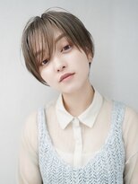 ギークス(GEEKS)&nbsp;【GEEKS渋谷】ショートレイヤー/オリーブベージュ/秋冬ヘア/小顔