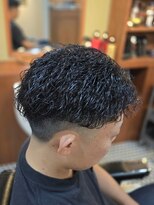 アンドザバダス(&THE BADASS)&nbsp;ツーブロック×アイロンパーマミックス