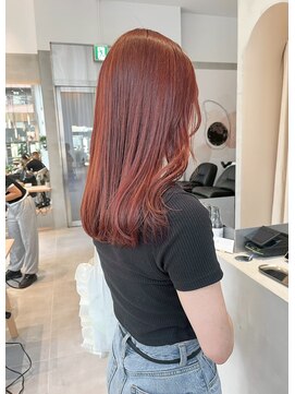 ガリカ 横浜(Gallica) 深みのあるオレンジカラー×レイヤーカット