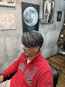 シャルマン(charmant) ホワイトメッシュ、白髪ぼかし