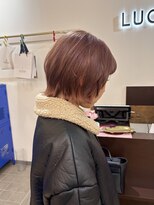 ラック 津田沼(LUCK)&nbsp;レッドブラウン/ケアブリーチダブルカラーインナーカラー