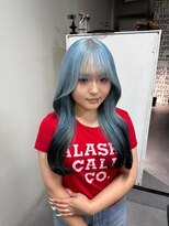 スワイ(SWAY) ブルーシルバー/韓国/レイヤー/デザインカラー