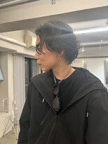 シンク(sync) メンズパーマ センターパート ニュアンスパーマ