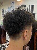 メンズ美容室 タカミ&nbsp;テーパーフェード　ジェットモヒカン