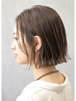 ウィールール 栄町店(WE RULE) 30代40代人気 切りっぱなしボブ×外ハネボブ×グレージュカラー