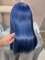 セレーネヘアーレイズ 梅田店(Selene hair Raise)&nbsp;色落ちがシルバーになるネイビー