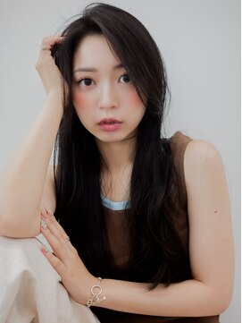 トローノ 栄(TRONO) 髪質改善 艶髪 ダークブラウン 透明感カラー レイヤー