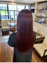 ダアッカ(da acca)&nbsp;【京都河原町】ブリーチなしチェリーレッド