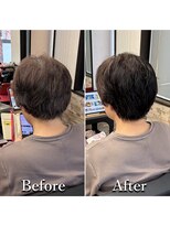 ヘアカラー専門店カラープラス石和店&nbsp;40代50代60代/BeforeAfter/白髪染め/おしゃれ染め