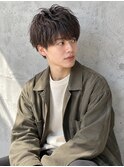 マッシュショート×無造作ヘア×ナチュラルブラウン