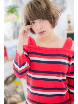 ミック 日暮里店(miq) モフモフ感☆cute ショート【miq日暮里】
