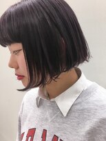 ブルーフェーセス 表参道(blue faces)&nbsp;『bluefaces』 ミニボブ×ダークラベンダー