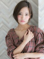『ROMA』大人かわいいナチュラルブルージュ小顔エアリーショート