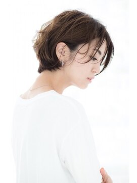 ティファ 栄(Tiffa) ヴェールウェーブひし形シルエットセンターパート前下がりボブ☆