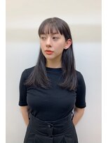 ヌイ 横浜(nui)&nbsp;ライン感のあるオン眉_ブランジュダブルバング