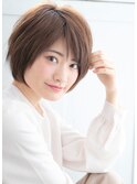 【Rire-リル銀座-】ひし形シルエットのエアリーショートボブ☆彡