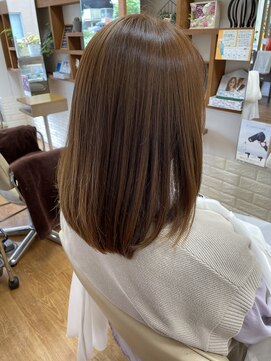 スローリー(slowly) 【slowly】ブリーチ無しハイトーンミディ