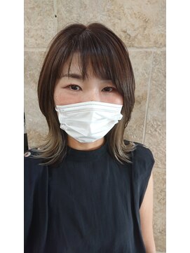 シャンティー(shanti) ウルフカット+デザインカラー