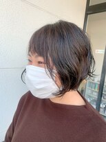 ロニーヘアーアンドネイル(Ronnie) 岡山Ronnie伊原　パーマスタイルボブ