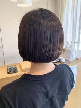 トリート 津田沼店(TREAT) コンパクトボブ×アッシュブラウン