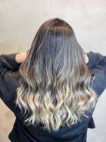 フェアリーテール つきのわ店 バレイヤージュ風グラデーション