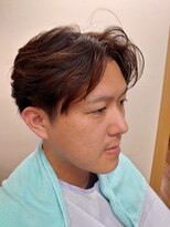 スマイル(Smile)&nbsp;アップバング センターパート マッシュ ツーブロック フェード