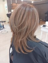 トモズヘアデザイン(Tomo's Hair Design) Tomos　レイヤーミディアム　メッシュ