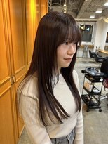 グリーン 渋谷(green) 小顔モードプリカールチョコレート大人ガーリー外ハネボブ