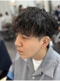 メンズカット ツイストスパイラルパーマ メンズ刈り上げ