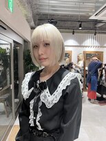 アドア 横浜(ADORE)&nbsp;【ADORE横浜】ホワイトカラー×ボブ