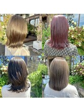 ≪韓国スタイル/透明感カラー/顔周りのカットが得意♪≫stylist：藤本由衣