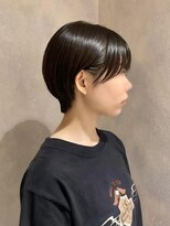 フェイス 石川町 (FACE)&nbsp;ひし形ショート×マッシュヘア×前髪あり×カラー×30代20代