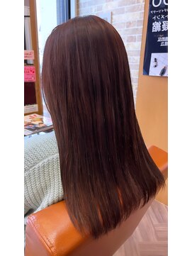 フレンズ 手稲店(friend's) 艶感さらさらトリートメント髪質改善カラーピンクブラウン札幌